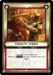 Verdant Strike - Foil